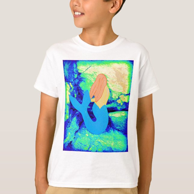 sjöjungfruns utformning tee shirt (Framsida)