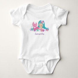 Sjöjungfrupart Baby Onesie T Shirt