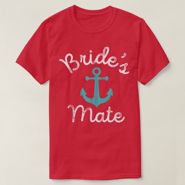 Sjöjungfrupartajgift  Skeppsankare Brygg T Shirt (Design framsida)