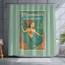 Sjöjungfrur härskar revet | Retro korallfiskar hav
