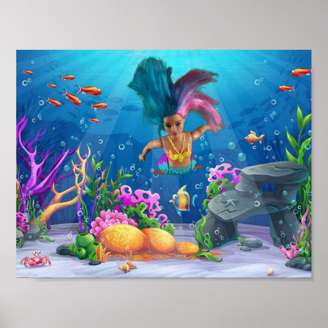 Sjöjungfrur som har kul. poster (Framsidan)
