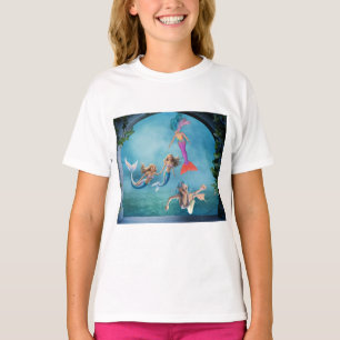 Sjöjungfrur som har kul. t shirt
