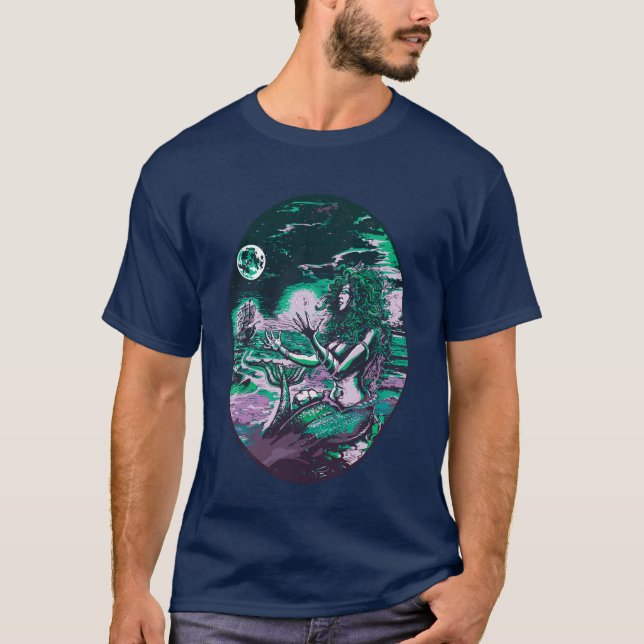 SjöjungfrusirenAtlantis pärla Tee Shirt (Framsida)