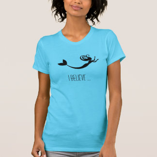 Sjöjungfruskjorta - jag tror t-shirt