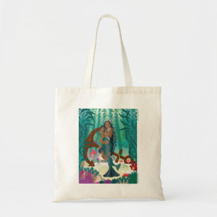 Sjöjungfrusläkt (brun hy och ögon) Totebag Tygkasse