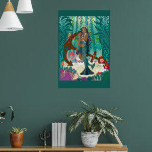 Sjöjungfrusläkten (brun hy och ögon) poster