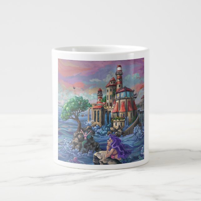 Sjöjungfruslottet Jumbo Mugg (Framsidan)