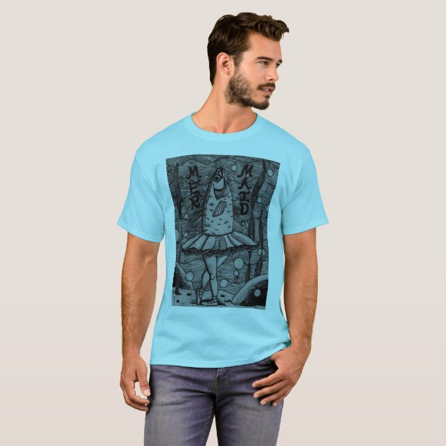 SjöjungfruT-tröja 2 T-shirt (Hel framsida)