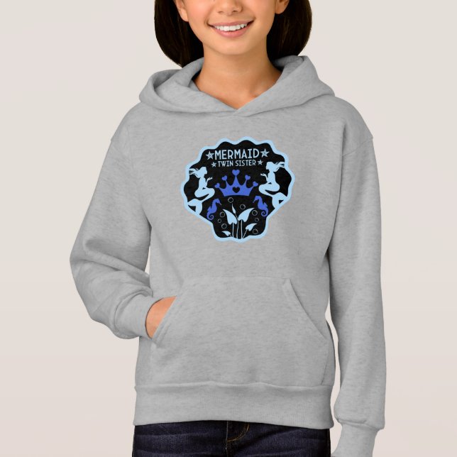 Sjöjungfrutvillingssystrar T Shirt (Framsida)
