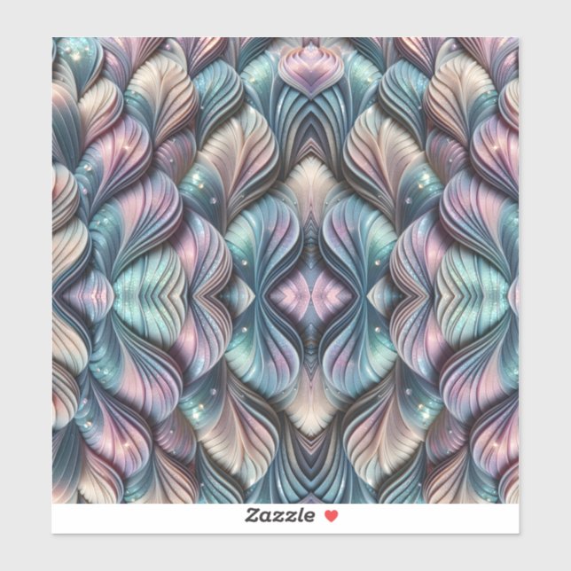 Sjöjungfruviskan Klistermärken (Ark)