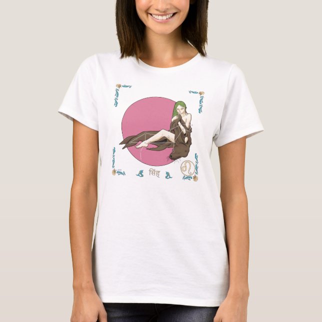 SjöjungfruZodiacskjorta - Leo Tee Shirt (Framsida)