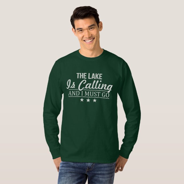 Sjökalla och jag måste gå t-shirt (Hel framsida)