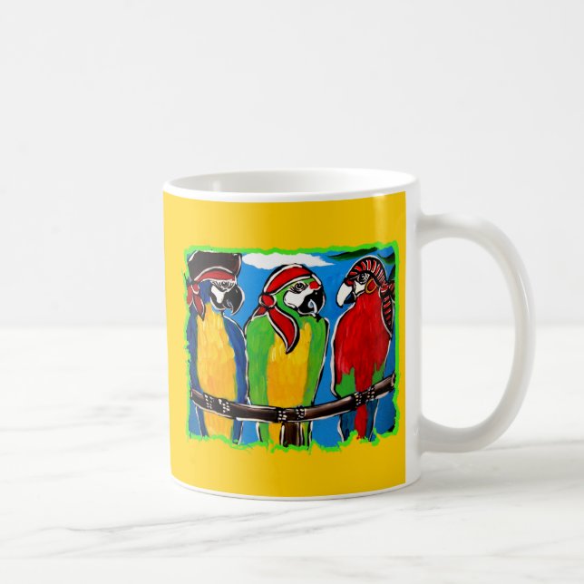 Sjökaparepapegojor Kaffemugg (Höger)