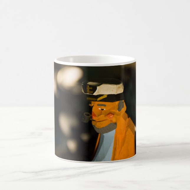 Sjökapten Svart/Vit 11 oz Morfande Mugg (Center)