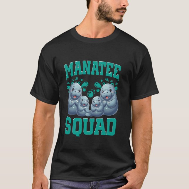 Sjökon Manatésquadet Oceanograf T Shirt (Framsida)