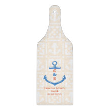 Sjökort Ankare Monogram Paddel