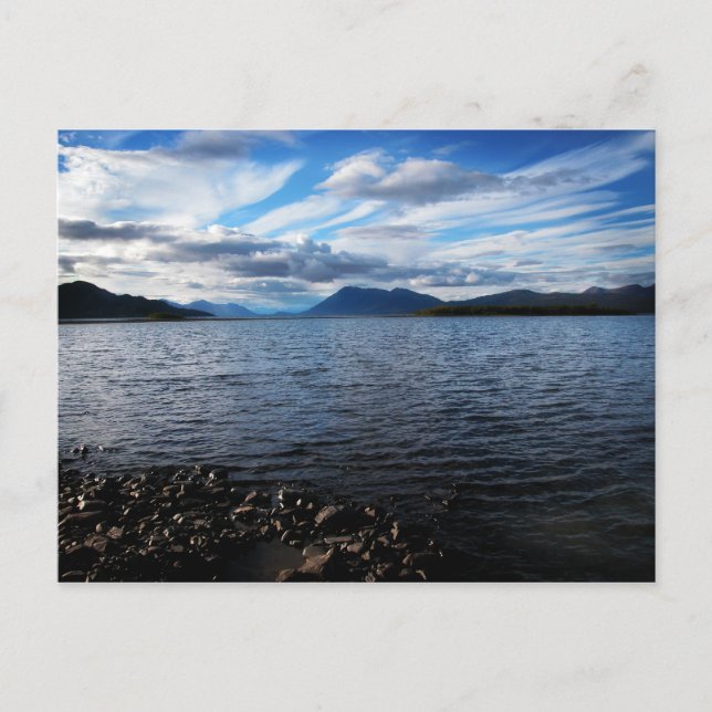 Sjökort från Aleknagik Vykort (Framsida)
