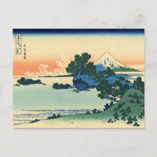 Sjökstranden i Sagami-provinsen (Hokusai) Vykort