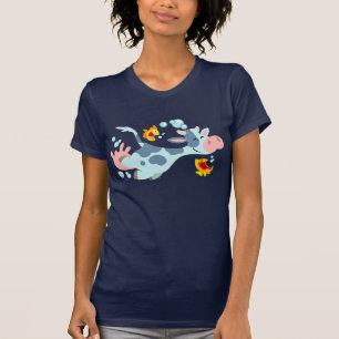 Sjökummel och fiskvänner Kvinnor T-shirt