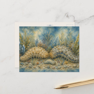 Sjökurkotta Hav Aquarell Postkort Vykort