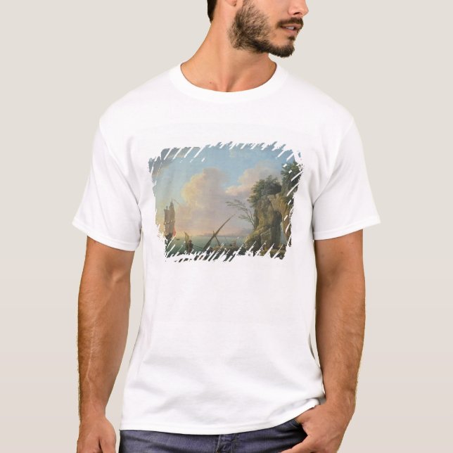 Sjölandskap 1748 tee shirt (Framsida)