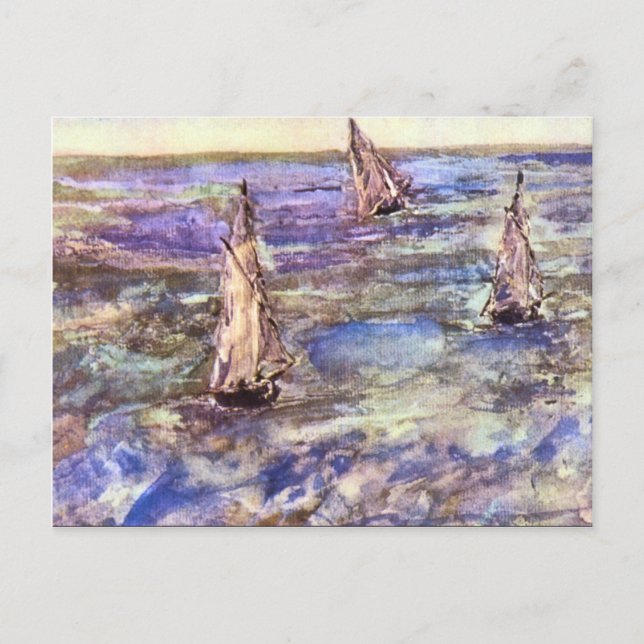 Sjölandskap, 1873 från Edouard Manet Vykort (Framsida)