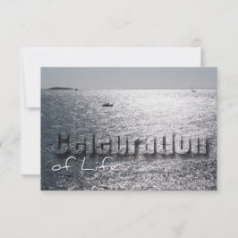 Sjölandskap 1 Firande i tjänsten Livslångt minne Inbjudningar