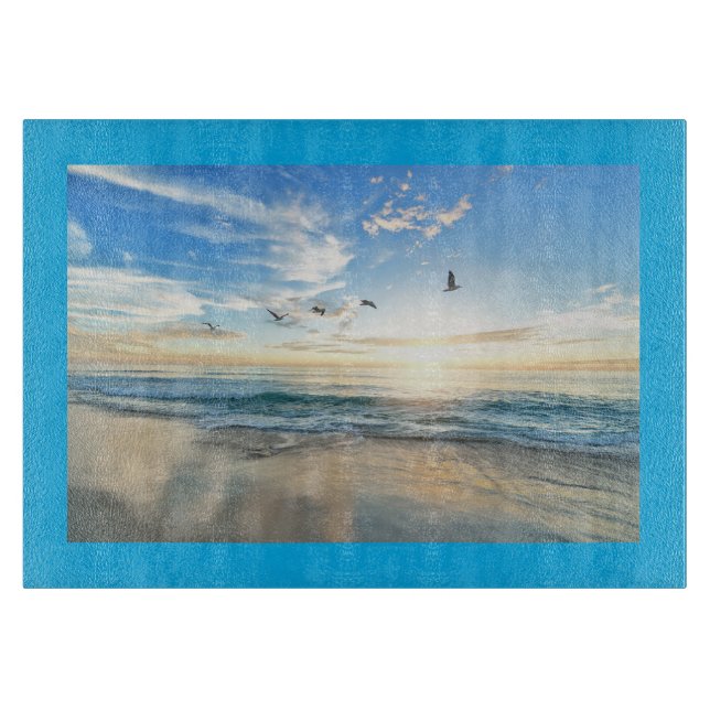 Sjölandskap av glasspisskivor (Framsidan)