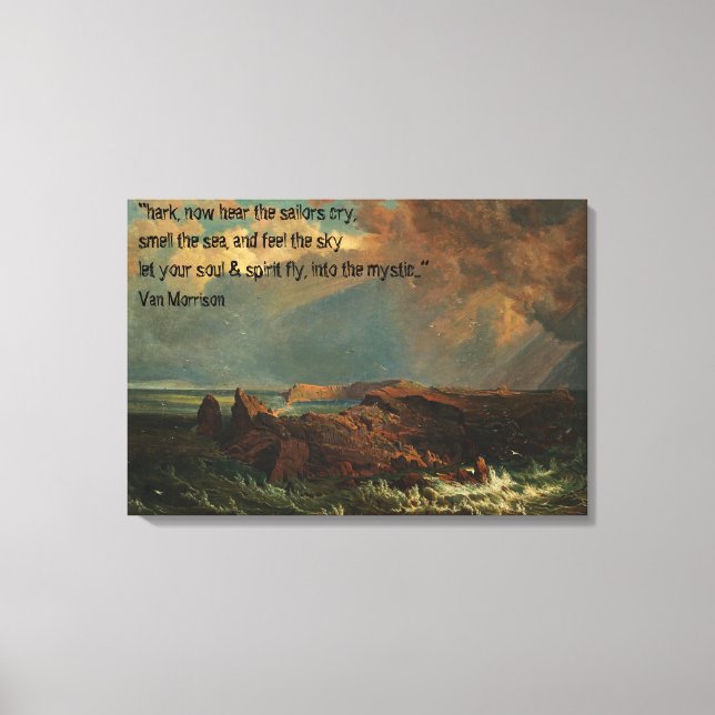 Sjölandskap av Kanvastrycket kring Indiska oceanen Canvastryck (Framsida)