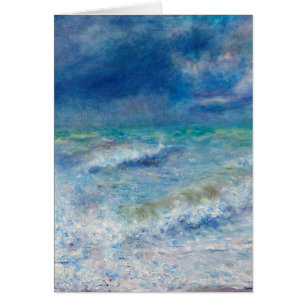 Sjölandskap av Pierre-Auguste Renoir Fine Art Hälsningskort