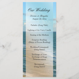 Sjölandskap Beach Wedding Blue Ocean Program