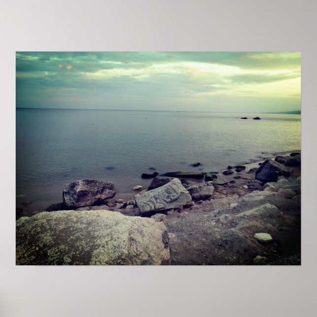 Sjölandskap, fotografi Poster (Framsidan)