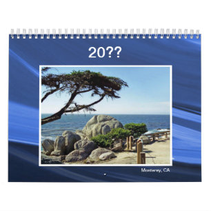 Sjölandskap från båda landskapen i Kusten i USA Kalender