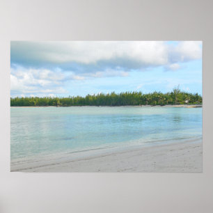 "SJÖLANDSKAP/GRÖNT TURTLE CAY /ABACO ISLANDS" POSTER