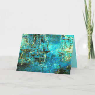 Sjölandskap hälsningskort IV Kort