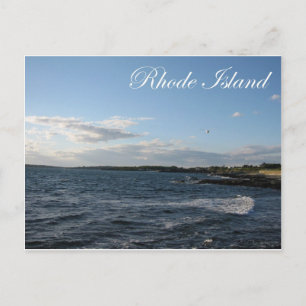 SJÖLANDSKAP i RHODE ISLAND Vykort