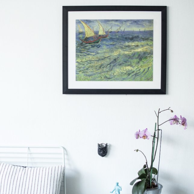 Sjölandskap i Saintes Maries av Vincent van Gogh Poster (Skapare uppladdad)