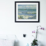 Sjölandskap i Saintes Maries av Vincent van Gogh Poster<br><div class="desc">Sjölandskapet i Saintes Maries (1888) av Vincent van Gogh är en vintage bra art post impressionism maritima målning. Ett sjölandskap med segelbåtar på havet med skonsam vinkar nära stranden. Om konstnären: Vincent Willem van Gogh (1853-1890) var en målare från post impressionist vars verk var mest framträdande för dess skönhet, känslomässiga...</div>