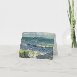 Sjölandskap i Saintes-Maries (F415)Van Gogh Fine A Kort