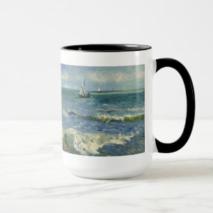 Sjölandskap i Saintes-Maries (F415)Van Gogh Fine Mugg