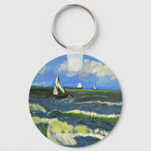 Sjölandskap i Saintes-Maries, Van Gogh Nyckelring