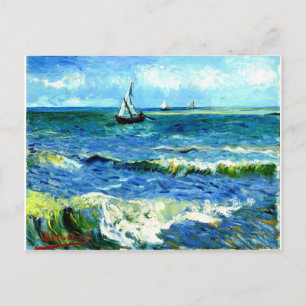 Sjölandskap i Saintes-Maries, Vincent Van Gogh Vykort