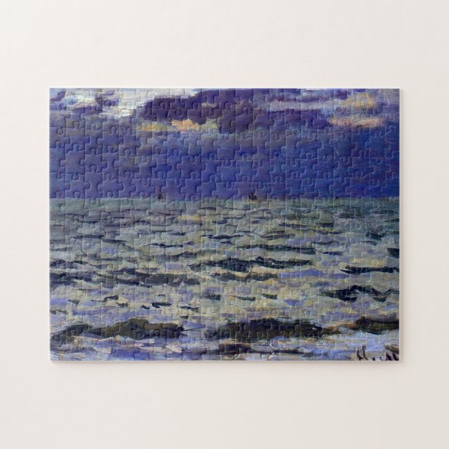 Sjölandskap Monet Fine Art Pussel (Horisontell)