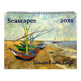 Sjölandskap och floder av Vincent van Gogh Kalender