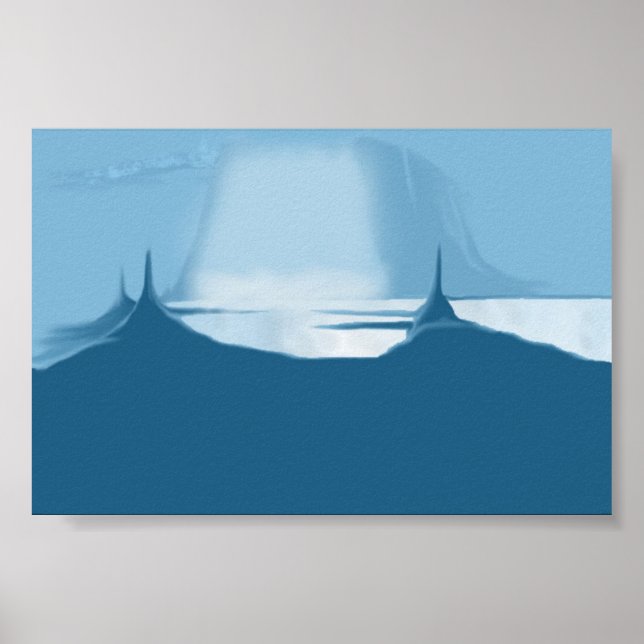Sjölandskap Poster (Framsidan)