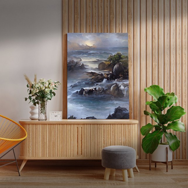 Sjölandskap Series 2/3 Canvastryck (Skapare uppladdad)