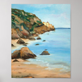 Sjölandskap vykort poster