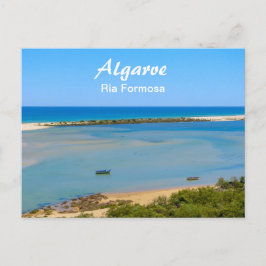 Sjölandskapet Algarve Ria Formosa i Portugal Vykort