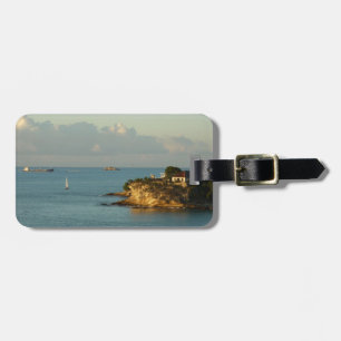 Sjölandskapet Antiguan Kusten Bevackra Island Bagagebricka