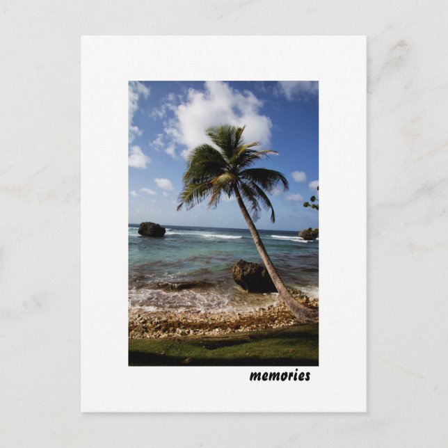 Sjölandskapet Barbados Bathsheba Vykort (Framsida)